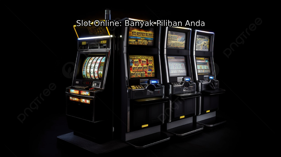 Slot Online: Banyak Pilihan Anda